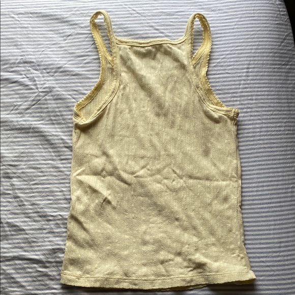 Doen Cream Ribbed Tank Top - Picture 6 of 7